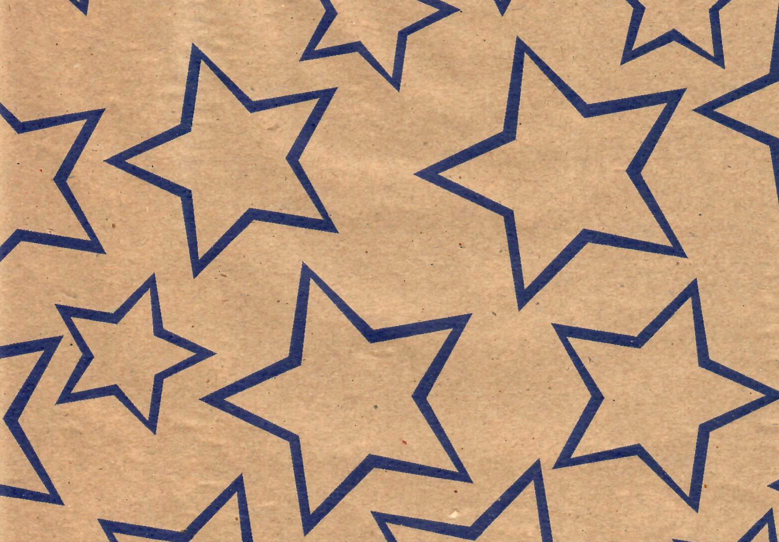 plan PAPEL DE REGALO KRAFTS ESTRELLITA AZUL